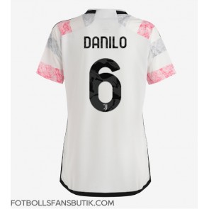 Juventus Danilo Luiz #6 Replika Bortatröja Damer 2023-24 Kortärmad